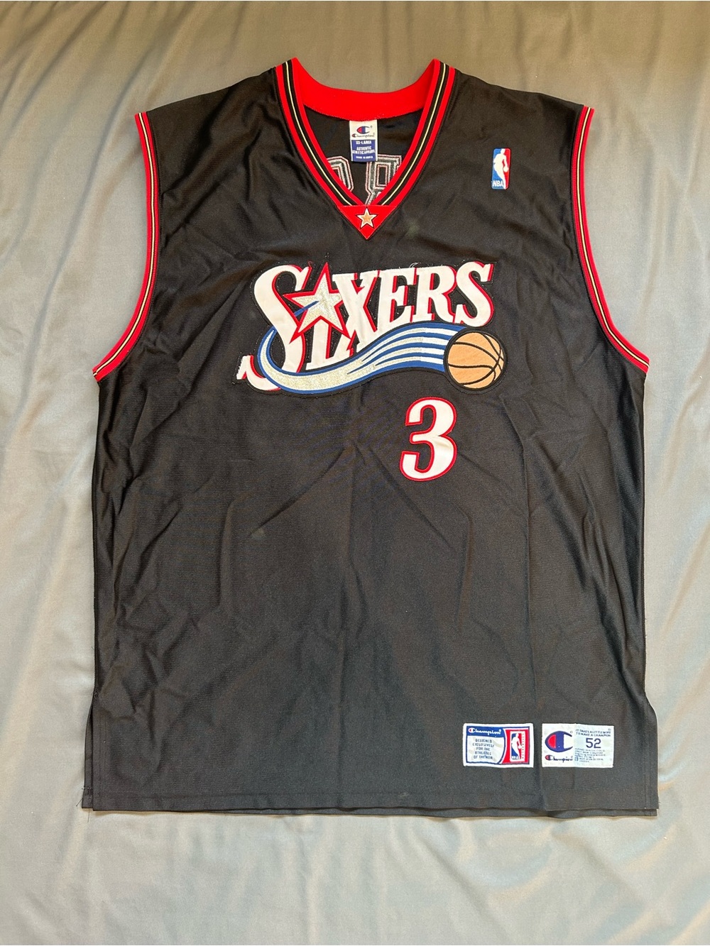 Vintage Champion Authentic’s / NBA / Philadelphia 76ers / Allen Iverson Jersey